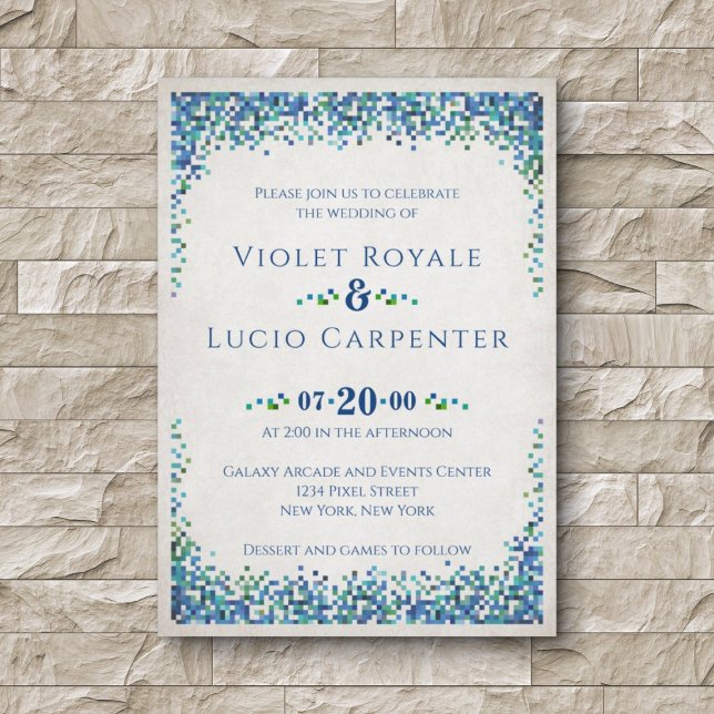 Video Game Geek Wedding Invitation (Creator Uploaded)