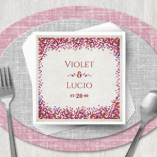 Video Game Geek Wedding Napkin