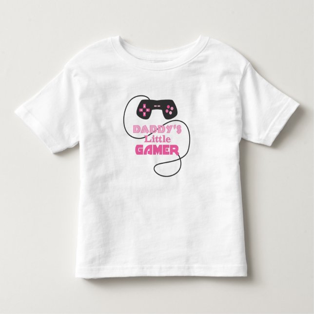 Video Game Girl Toddler T-Shirt (Front)