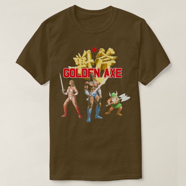 Video Game Golden Axe TShirt (Design Front)