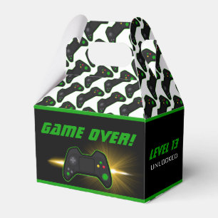 Video Game Green Controller Favour Box