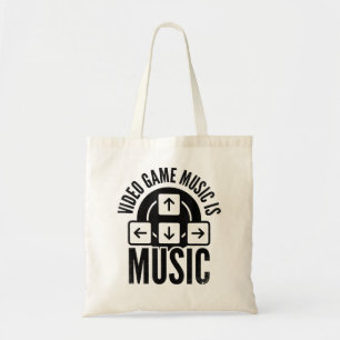 Video Game Is Music Video Game Player Nerd Geek Pc Tote Bag
