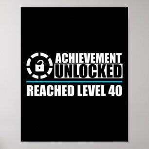 Video Game Level 40 Shirt1 Poster