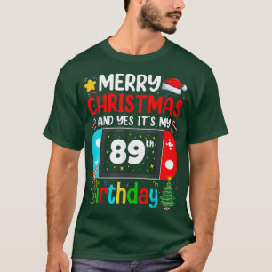 Video Game Lover Merry Christmas Yes It's My 89th T-Shirt