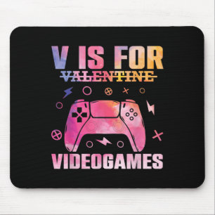 Video Game Lover Quote Gamer Pun Graphic Text Desi Mouse Pad