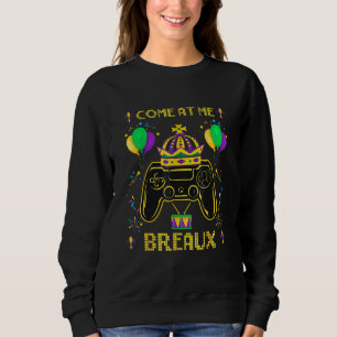 Video Game Mardi Gras Carnival Costume Gaming Cont Sweatshirt