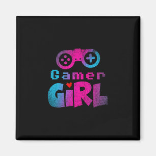 Video Game Nerd E Sport Gaming Girl Gamer Gift  Magnet