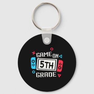 Video Game On 5th Grade Fun Team Fifth Byck To Sch Key Ring