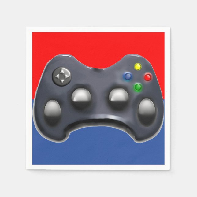 Video Game Party Napkin (Front)