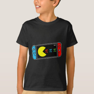 Video Game Pi Day Gamer Math Teacher Kids Boys Men T-Shirt