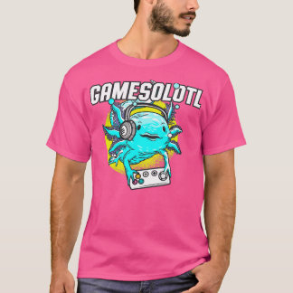 Video Game Player I Axolotl Pun I Axolotl I Games T-Shirt