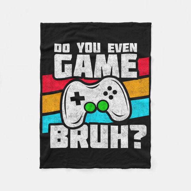 Video Game Player - Pc Console Online Gaming - Fun Fleece Blanket (Front)