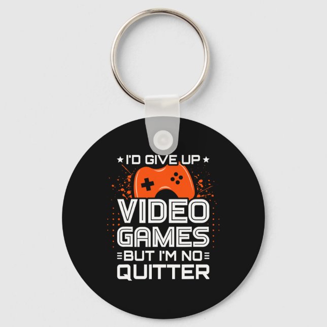 Video Game Player - Pc Console Online Gaming - Fun Key Ring (Front)