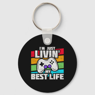 Video Game Player - Pc Console Online Gaming - Fun Key Ring