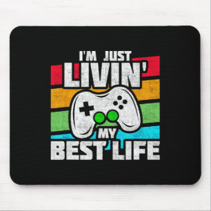 Video Game Player - Pc Console Online Gaming - Fun Mouse Pad