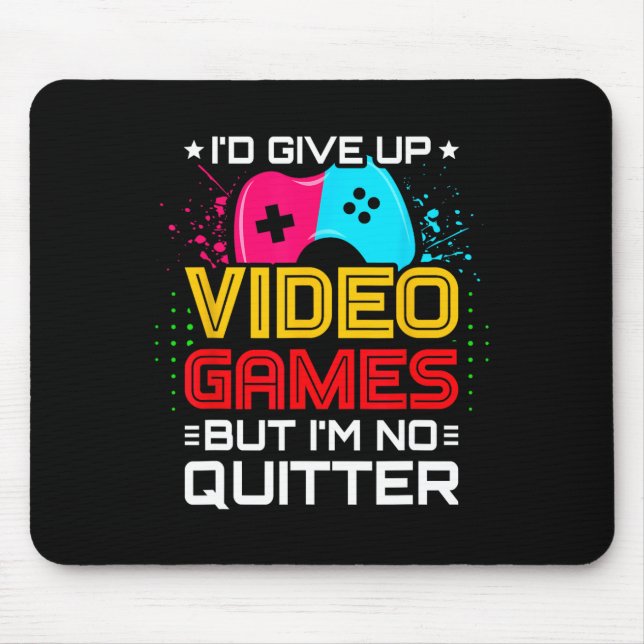 Video Game Player - Pc Console Online Gaming - Fun Mouse Pad (Front)