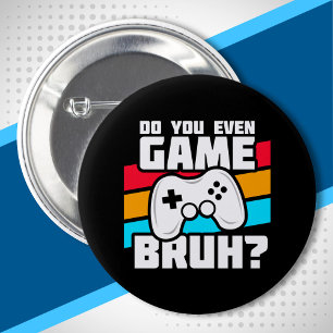 Video Game Player - Video Gaming - Funny Gamer 6 Cm Round Badge