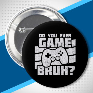 Video Game Player - Video Gaming - Funny Gamer 6 Cm Round Badge