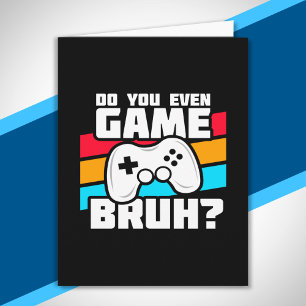Video Game Player - Video Gaming - Funny Gamer Card