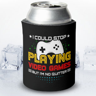 Video Game Player - Video Gaming - Video Gamer Can Cooler
