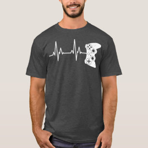Video Game Shirt Gamer Heartbeat Shirt Video Game 
