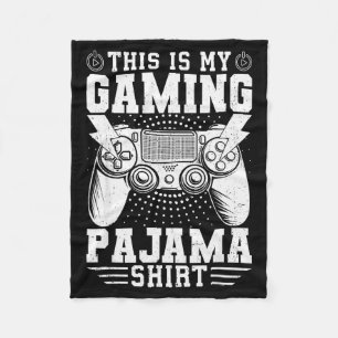 Video Game This Is My Gaming Pajama Funny Gamer Bo Fleece Blanket