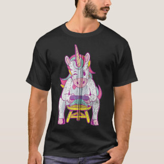 Video Game Unicorn Gift For Boys Zip  T-Shirt