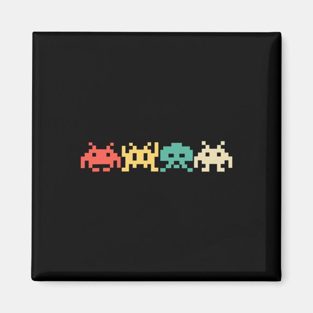 Video Game Vintage Retro Arcade 2  Magnet (Front)