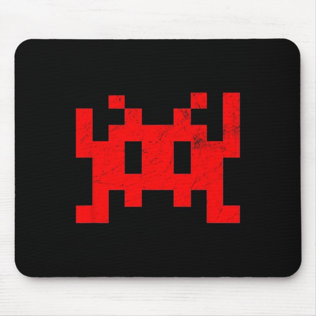 Video Game Vintage Retro Arcade  Mouse Pad (Front)