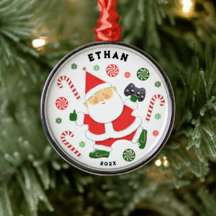 Video Gamer Christmas 2026 Collectable Metal Tree Decoration
