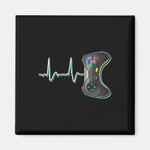 Video Gamer Heartbeat Video Game Controller Gift K Magnet