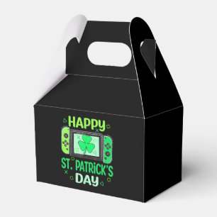 Video Gamer Shamrock Happy St Patricks Day Favour Box