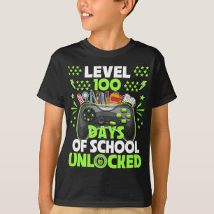 Video Gamer Student 100 Days Teacher 100th Day of  T-Shirt