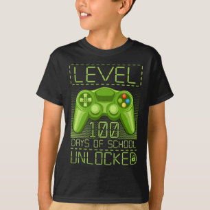Video Gamer Student 100th Day 100 Days Of School T T-Shirt