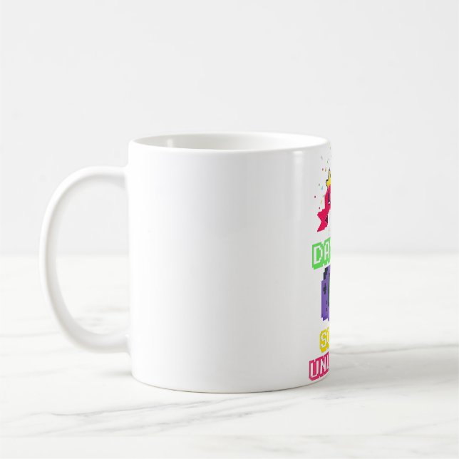 Video Gamer Student 100th Day Teacher 100 Days of  Coffee Mug (Left)
