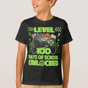 Video Gamer Student 100th Day Teacher 100 Days of T-Shirt