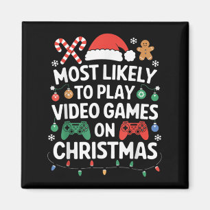 Video Games Christmas Gaming Controller Boys Kids Magnet
