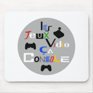 VIDEO GAMES, IT'S CONSOLE! MOUSE PAD