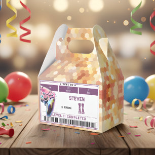 Video games kids birthday favour box