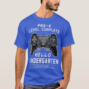 Video Games Outfit PreK Level Complete Hello Kinde T-Shirt