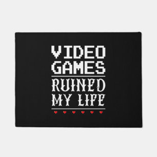 Video Games Ruined My Life Doormat