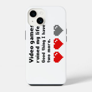 Video games ruined my life iPhone 14 case