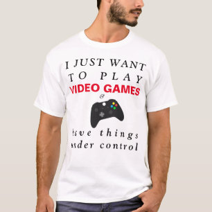 Video games xbox control gamer T-Shirt