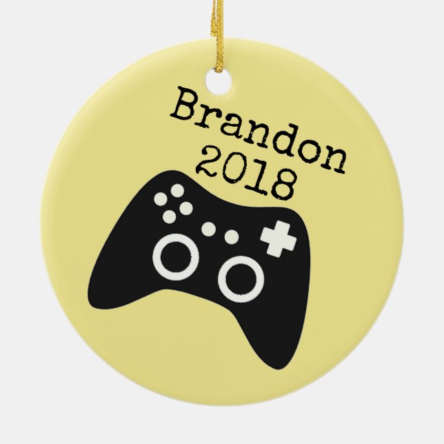 Video Gaming Ornament (Back)