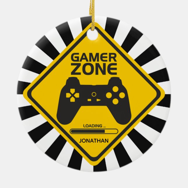 Video Gaming Ornament (Back)