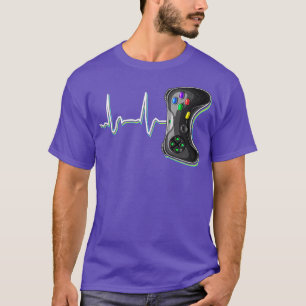 Video Heartbeat Video Game Controller Gift Kids B T-Shirt