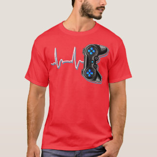 Video  Heartbeat Video Game Controller Gift Kids B T-Shirt