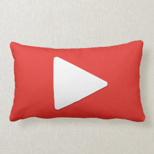 Video Play Button Pillow Vlogging Pillow