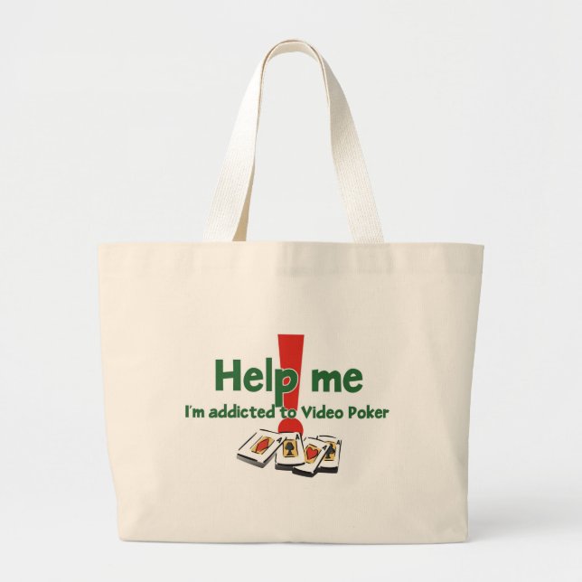 Video Poker Addict's tote bag (Front)