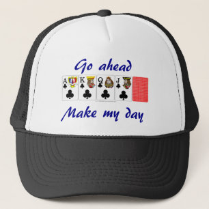 Video Poker : go ahead make my day Cap
